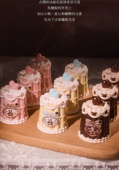 Flower Knows Bear Coating Lip Jelly Makeup Lipstick Sweetie Bear Collection Cosmetics Cute With Brush Solid Lip Glaze Watery