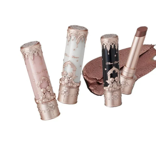 Flower Knows Little Angel Collection Matte Lipstick Private Label Lip Stick Custom Logo Long Lasting Korean Velvet Lipgloss