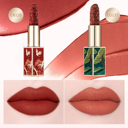 CATKIN Matte Lipstick 2PCS Set Long Lasting for 24H，Lightweight Soft and Ultra Hydrating Lipsticks Infused with Vitamin E