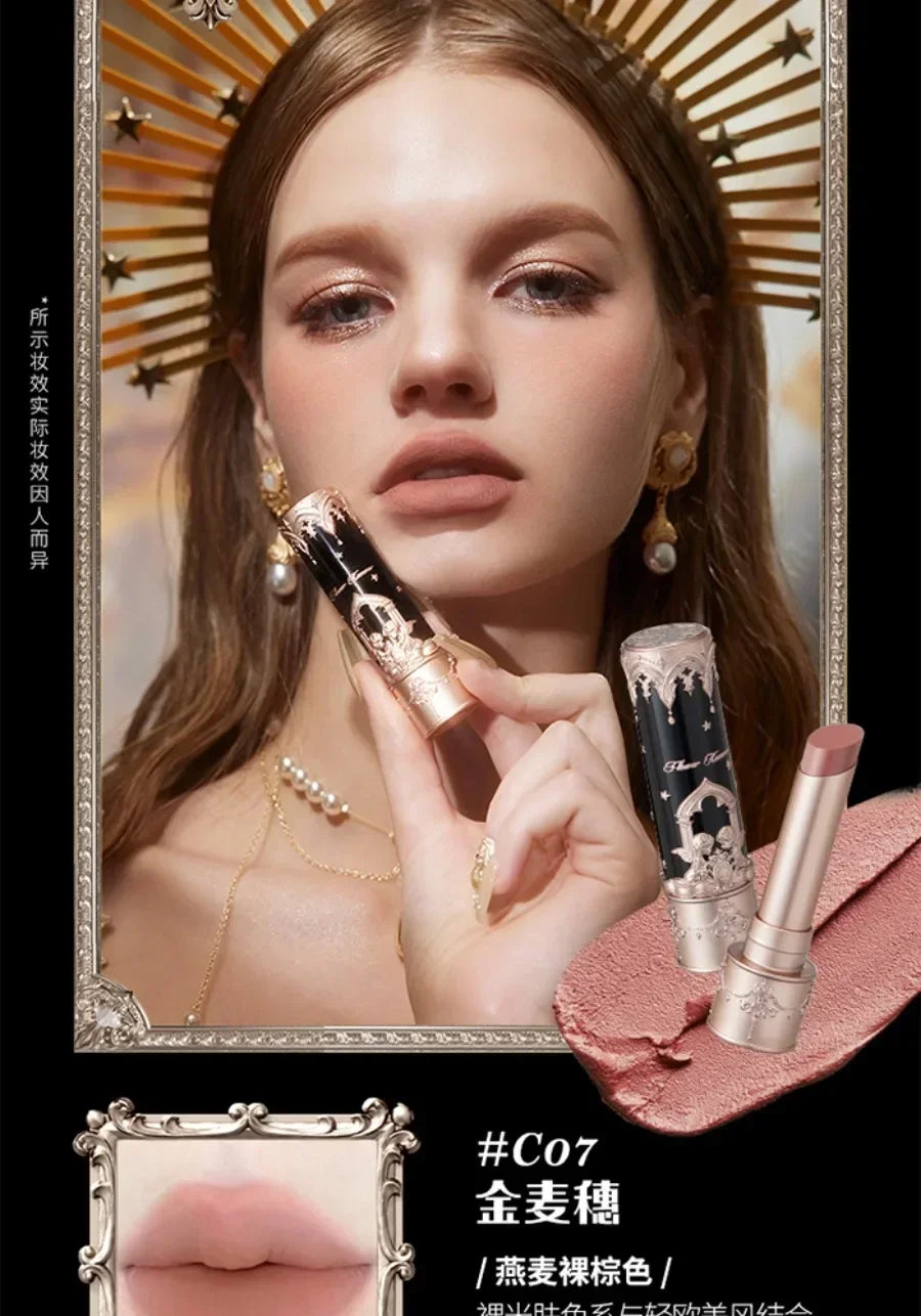 Flower Knows Swan Ballet Little Angel Collection Lipstick Velvet Matte Waterproof Lip Stick Vegan Long Lasting Lip Gloss Korean