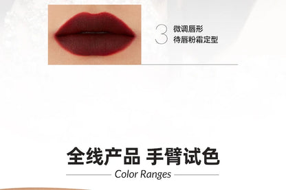Kaleidos Lipstick Lip Cream Matte Velvet Nude Colours Lip Mud Waterproof Lip Gloss Long Lasting Lip Stain