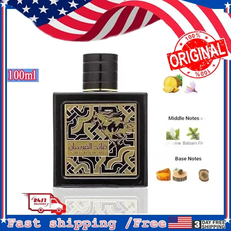 Arabian Water Cologne 100ml FURSAN Perfume Man Woman High Quality Unisex Parfum Long Lasting Light Fragrance Pheromones Gifts