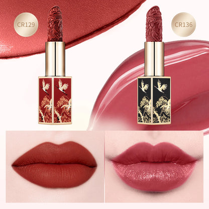 CATKIN Matte Lipstick 2PCS Set Long Lasting for 24H，Lightweight Soft and Ultra Hydrating Lipsticks Infused with Vitamin E