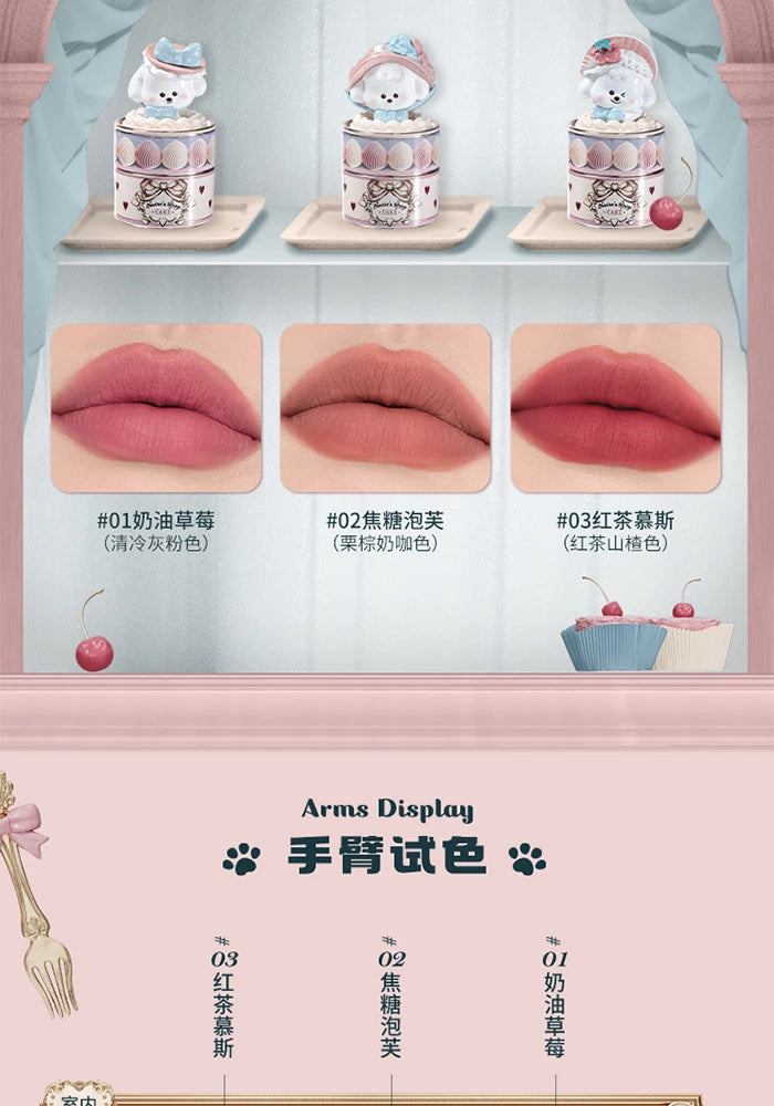 Flower Knows Never's Shop Collection Creamy Matte Lipstick Natural Velvet Finish Hydrating Vitamin E Core Vegan Makeup Lip Mud