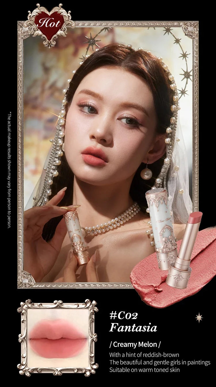 Flower Knows Little Angel Collection Matte Lipstick Private Label Lip Stick Custom Logo Long Lasting Korean Velvet Lipgloss