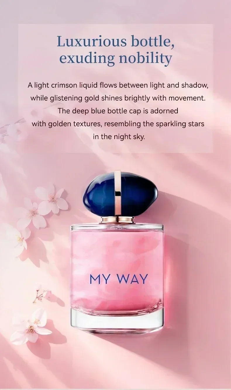 Long Lasting Fragrance 90ML High Quality Brand Perfume Fresh Natural Fruity Scent Woody Floral Body Spray Suitable for Dating
