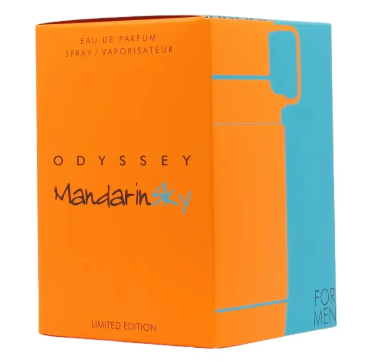 Mandarin Sky for Men 100ml Original Fragrance EDP 3.4 Oz Limited Edition Arabic Perfume Spray Fragrance Perfect Birthday Gift