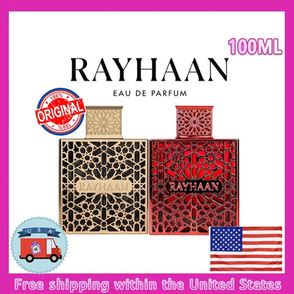 RAYHAAN Crimson Elixir Eau de Parfum Spray for Unisex 3.4 Ounce  EDP Perfume Long Lasting Unisex Cologne Men&Women