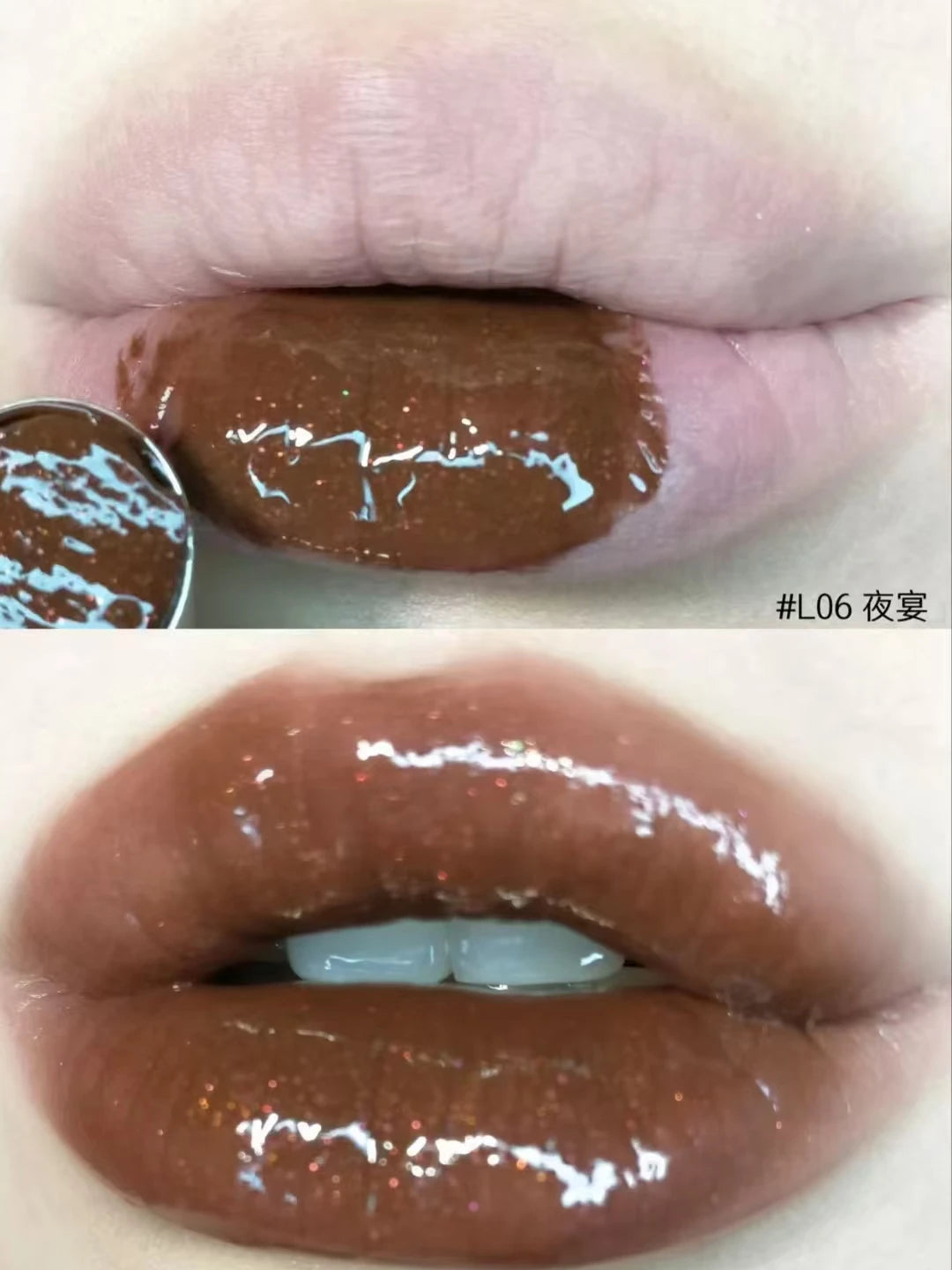 Girlcult Peach Series Mirror Lipstick Water Gloss Lip Gloss Bright Surface Lasting Film Moisturizing Doodle Lips