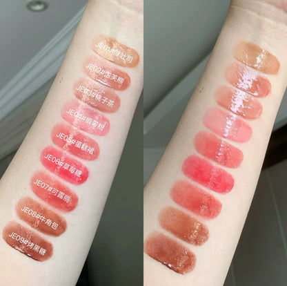 Flower Knows Bear Coating Lip Jelly Makeup Lipstick Sweetie Bear Collection Cosmetics Cute With Brush Solid Lip Glaze Watery