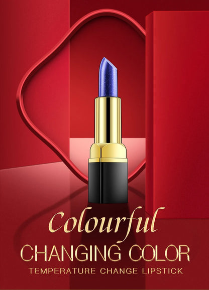 Blue Rose Lip Temperature Color Changing Natural Long Lasting Waterproof   Lipstick Cosmetics Woman Makeup