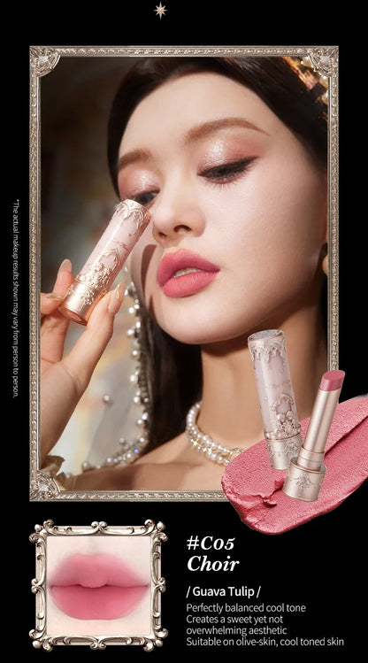 Flower Knows Little Angel Collection Matte Lipstick Private Label Lip Stick Custom Logo Long Lasting Korean Velvet Lipgloss