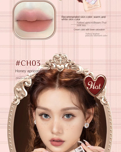 Flower Knows Chocolate Cloud Lip Cream Lightweight Matte Long Lasting Liquid Lipstick Makeup Lip Mud 4.5ml Waterproof