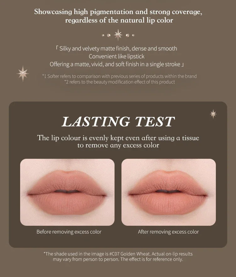 Flower Knows Little Angel Collection Matte Lipstick Private Label Lip Stick Custom Logo Long Lasting Korean Velvet Lipgloss