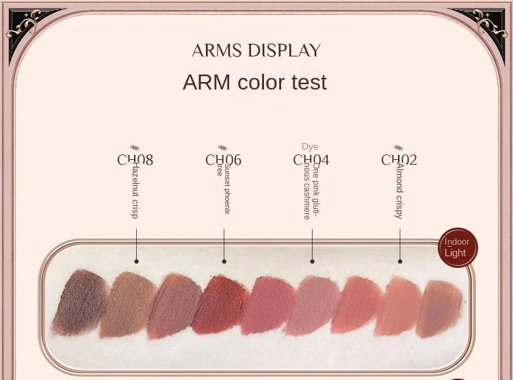 Flower Knows Chocolate Cloud Lip Cream Lightweight Matte Long Lasting Liquid Lipstick Makeup Lip Mud 4.5ml Waterproof