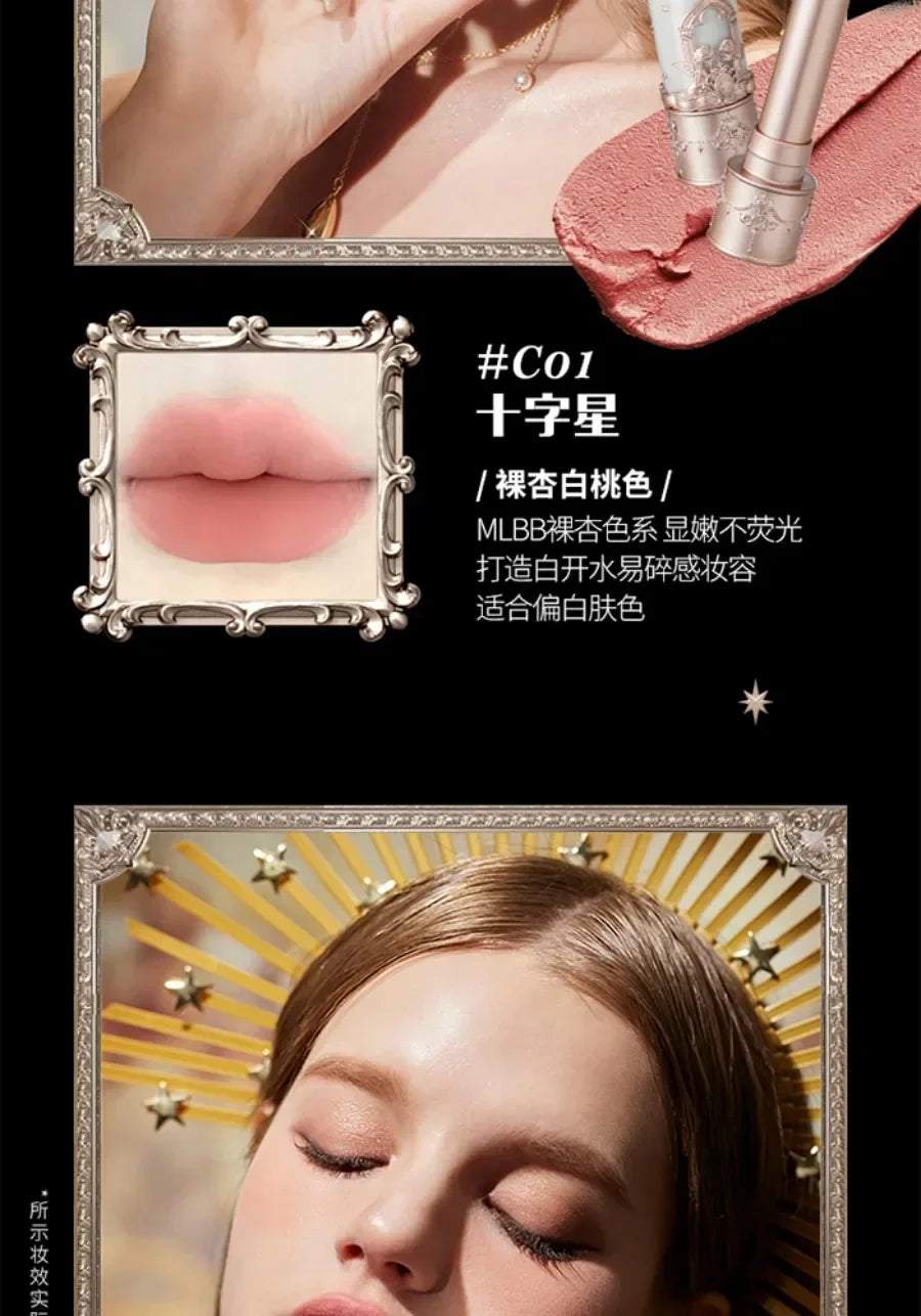 Flower Knows Swan Ballet Little Angel Collection Lipstick Velvet Matte Waterproof Lip Stick Vegan Long Lasting Lip Gloss Korean