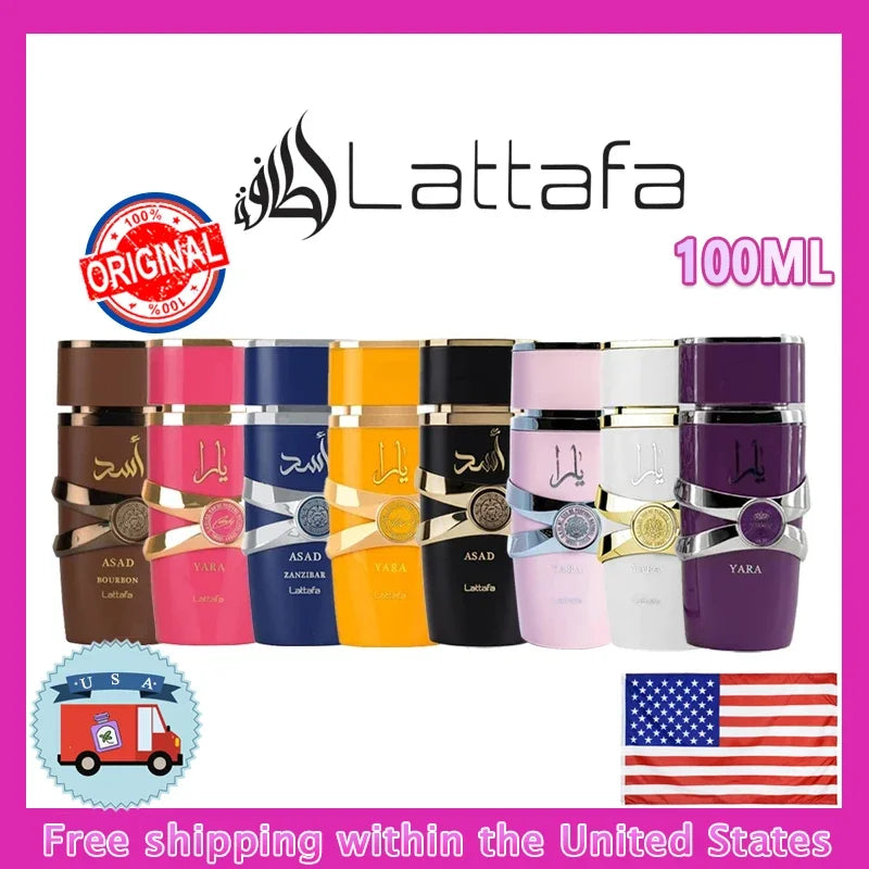 Fragrance Long-lasting Lattafa Yara Perfume Women Eau De Parfum Original Arab Perfumes Lasting Fragrance Light Best Gift