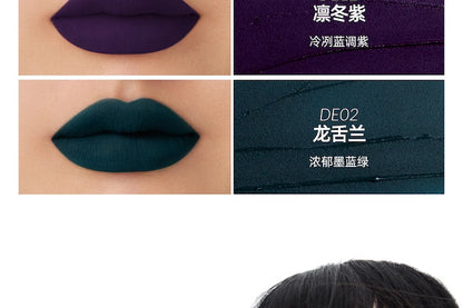 Kaleidos Lipstick Lip Cream Matte Velvet Nude Colours Lip Mud Waterproof Lip Gloss Long Lasting Lip Stain