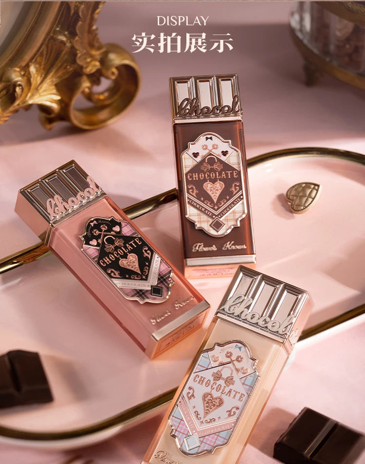 Flower Knows Chocolate Cloud Lip Cream Lightweight Matte Long Lasting Liquid Lipstick Makeup Lip Mud 4.5ml Waterproof