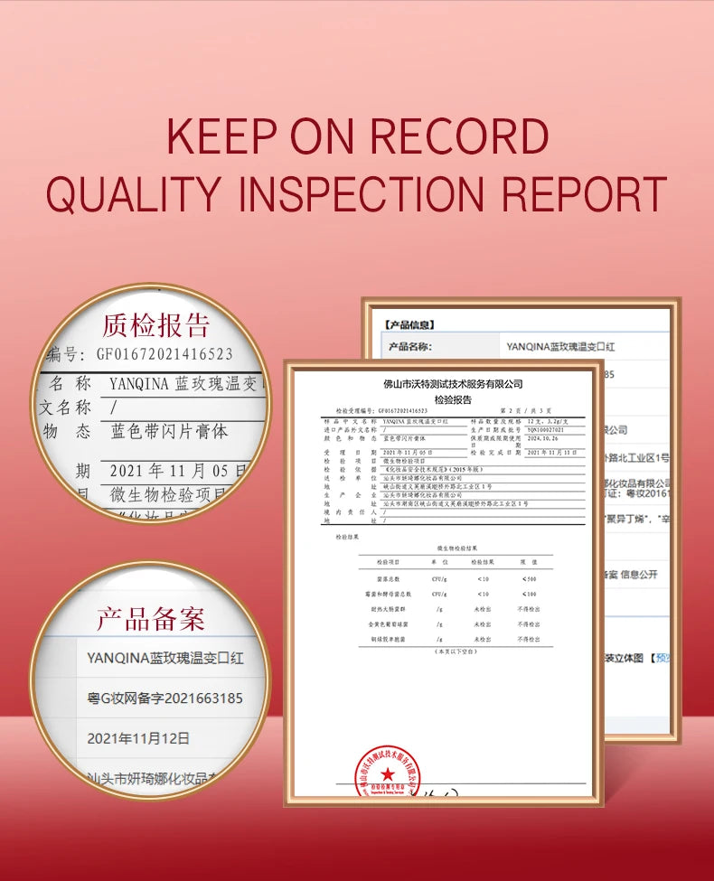 Blue Rose Lip Temperature Color Changing Natural Long Lasting Waterproof   Lipstick Cosmetics Woman Makeup