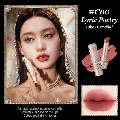 Flower Knows Little Angel Collection Matte Lipstick Private Label Lip Stick Custom Logo Long Lasting Korean Velvet Lipgloss