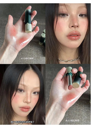 Girlcult Peach Series Mirror Lipstick Water Gloss Lip Gloss Bright Surface Lasting Film Moisturizing Doodle Lips