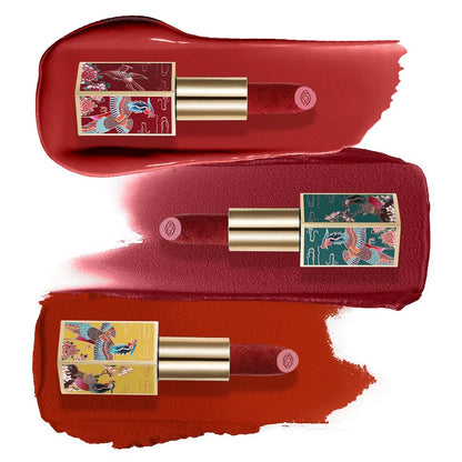 CATKIN Summer Palace Lipsticks Semi-Matte Lipstick Long Lasting for 24H，Lightweight Soft and Ultra Hydrating Lipsticks