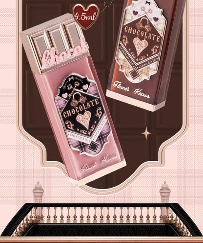 Flower Knows Chocolate Cloud Lip Cream Lightweight Matte Long Lasting Liquid Lipstick Makeup Lip Mud 4.5ml Waterproof
