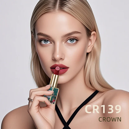 CATKIN Summer Palace Lipsticks Semi-Matte Lipstick Long Lasting for 24H，Lightweight Soft and Ultra Hydrating Lipsticks