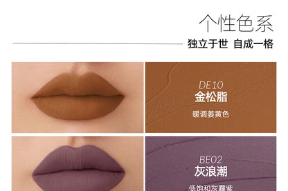 Kaleidos Lipstick Lip Cream Matte Velvet Nude Colours Lip Mud Waterproof Lip Gloss Long Lasting Lip Stain